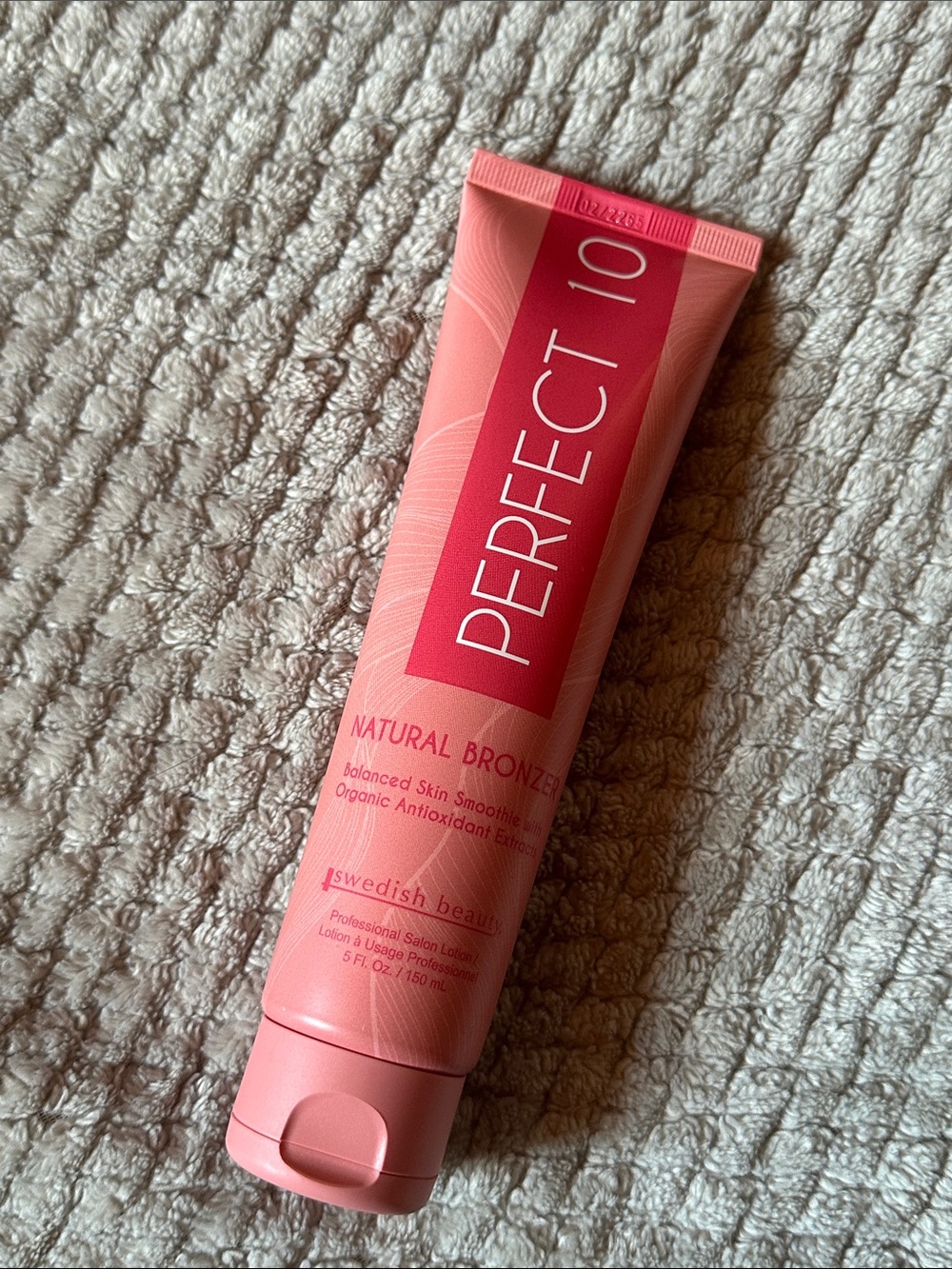 NEW Perfect 10 Natural Bronzer Tanning Lotion